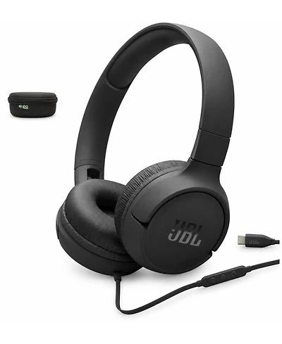 Jbl Tune 520C Usb-c Wired On-Ear Headphones with Case