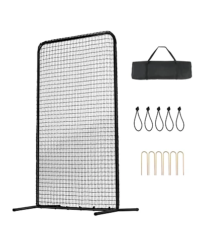 Vevor I Screen Baseball Pitching Net for Batting Cage Softball Screen 7x4ft