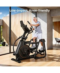 Fed Fitness EM4 Suspension Elliptical Machine, Ultra Commercial Grade Trackless, 32 Resistance, Heavy Duty Gym Trainer