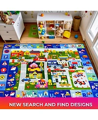 Quokka Baby Mats for Playtime & Activities for Babies 6-12 Months - Super Soft Baby Floor Play Mats for Toddlers 1-3