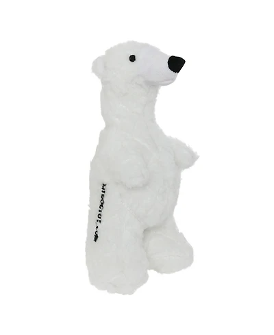Mighty Arctic Polar Bear, Durable Plush Squeaky Dog Toy