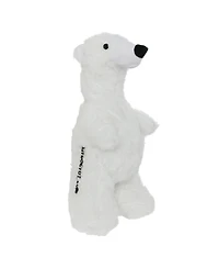 Mighty Arctic Polar Bear, Durable Plush Squeaky Dog Toy