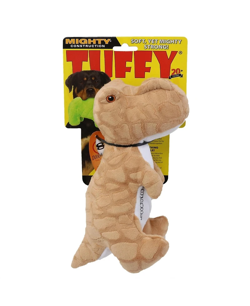 Mighty Dinosaur TRex, Durable Plush Squeaky Dog Toy