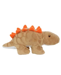 Mighty Dinosaur Stegosaurus, Durable Plush Squeaky Dog Toy