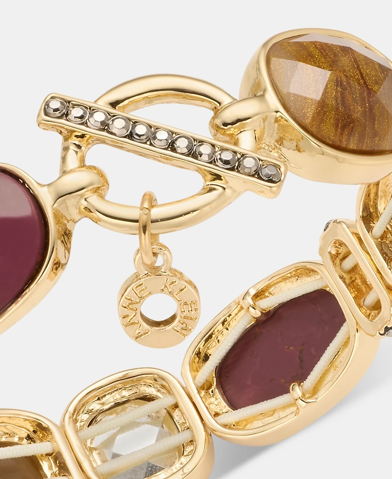 Anne Klein Stone Stretch Bracelet