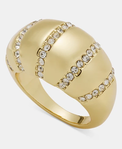 I.n.c. International Concepts Pave Stripe Statement Ring, Macy's Exclusive