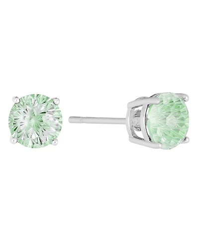 Macy's Sterling Silver Cubic Zirconia Solitaire Stud Earrings