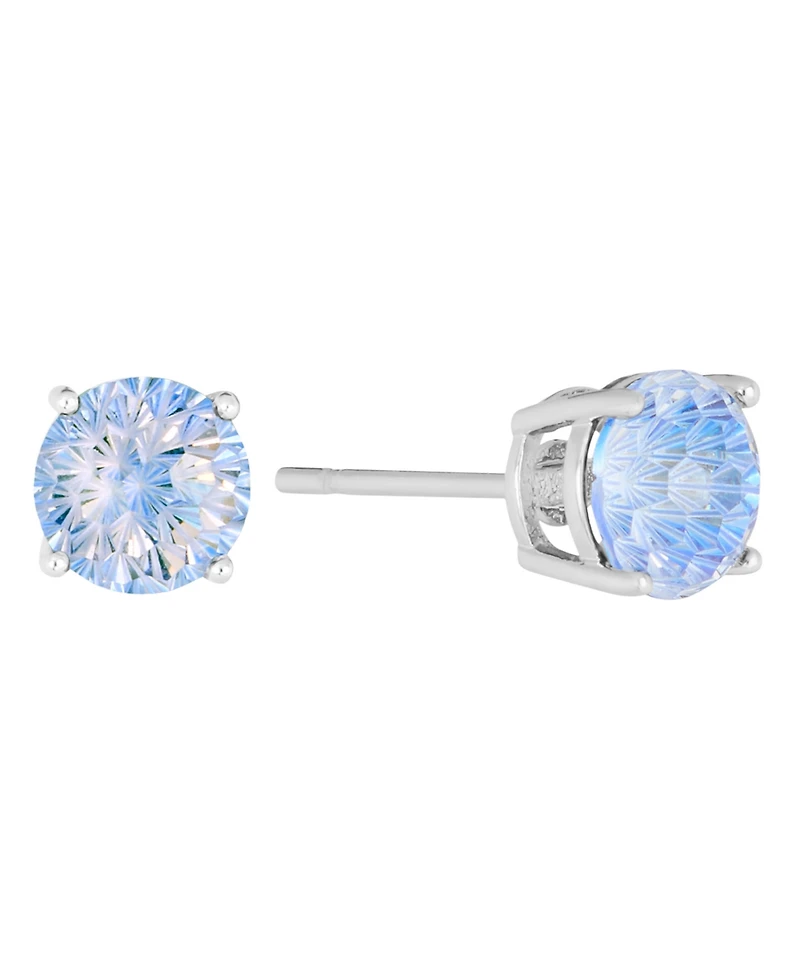 Macy's Sterling Silver Cubic Zirconia Solitaire Stud Earrings
