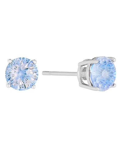 Macy's Sterling Silver Cubic Zirconia Solitaire Stud Earrings