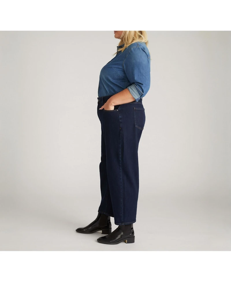 Universal Standard Women's Cropped Barrel Leg Jeans