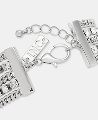 I.n.c. International Concepts Crystal Chain Multi-Row Flex Bracelet, Macy's Exclusive