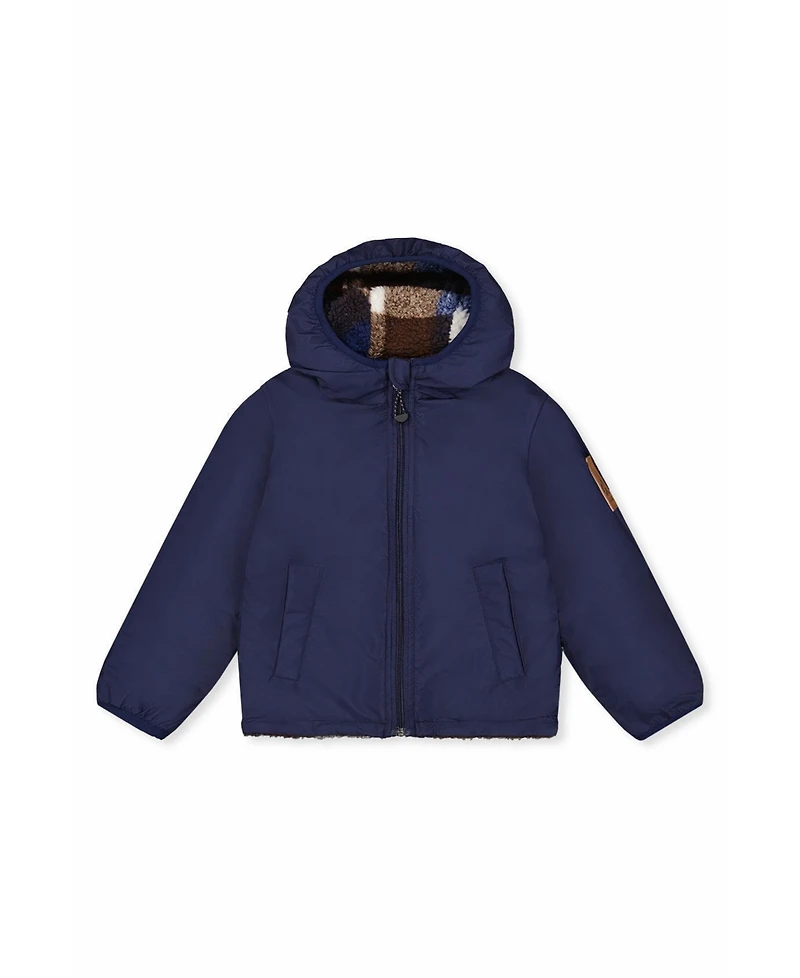 Deux par Baby Boy (12M - 24M) Reversible Mid-Season Jacket