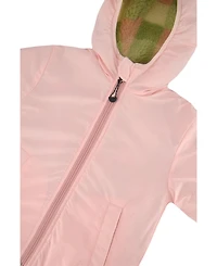 Deux par Deux Baby Girls (12M - 24M) Reversible Mid-Season Jacket