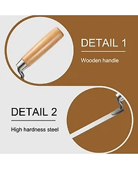 Xdovet Tuck Pointing Trowel Set Wood Handle Masonry Tools