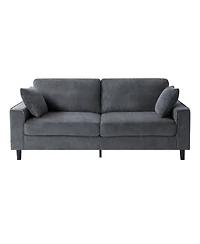 Streamdale Furniture 81.8" Corduroy 2-Seater Loveseat with Sturdy Iron and Wood Frame