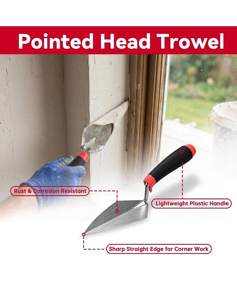 Xdovet Stainless Steel Trowel Set Mortar Tool