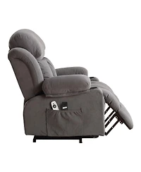 Streamdale Furniture Power Lift Recliner Chair with Heat, Massage, and Usb Port