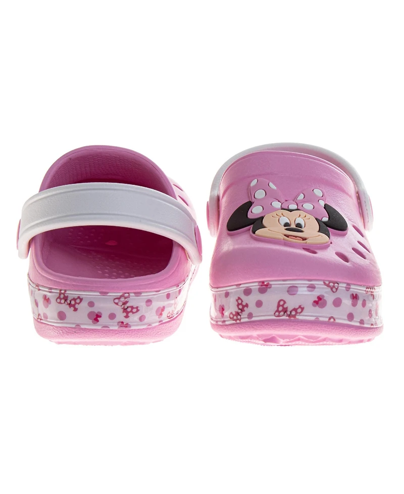 Disney Girls 5 - 12 Minnie Mouse Eva Water Clog Slip On Shoes