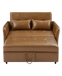 Streamdale Furniture Convertible Sofa Bed with Pull-Out Mechanism and 3 Usb Charging Ports