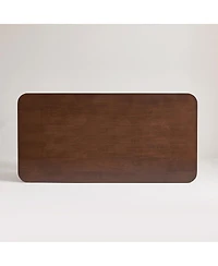 Streamdale Furniture Mid-Century Wooden Coffee Table with Storage Shelf
