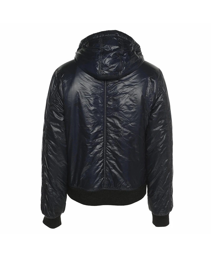 Pre-Owned Dolce & Gabbana Men's Nylon Hoodie Bomber Jacket