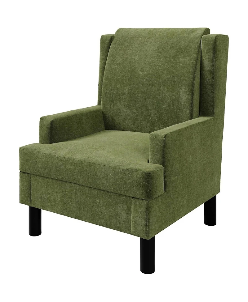 gaomon Upholstered Wingback Accent Chair, Modern Reading Armchair for Living Room