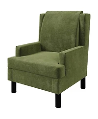 gaomon Upholstered Wingback Accent Chair, Modern Reading Armchair for Living Room