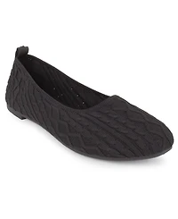 Tahari Women's Cannes Cableknit Slip-On Flats