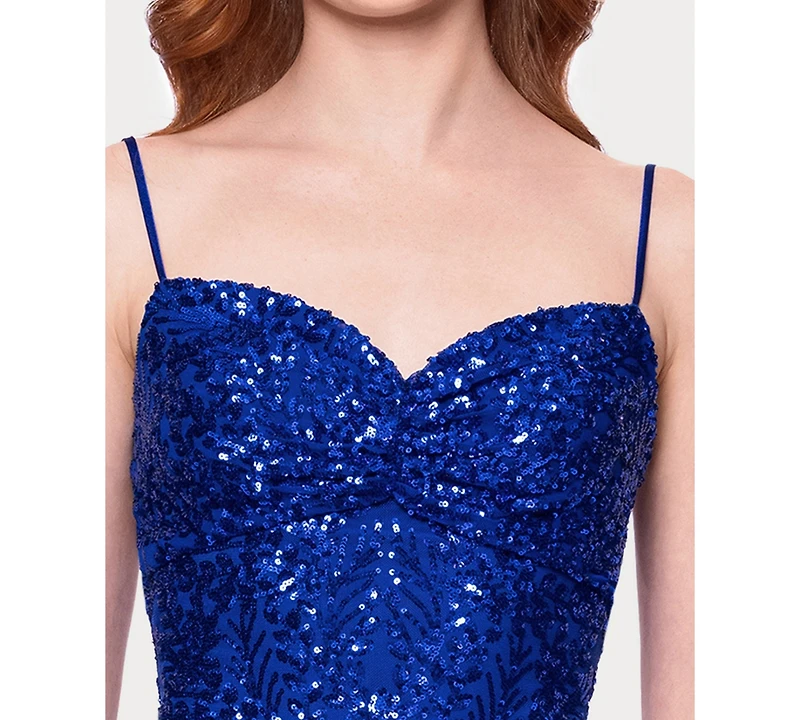 Blondie Nites Juniors' Sweetheart Mini Dress