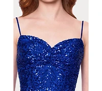 Blondie Nites Juniors' Sweetheart Mini Dress