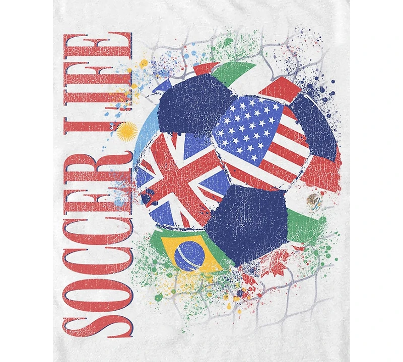 Fifth Sun Men's Soccer Is Life Graphic T-Shirt