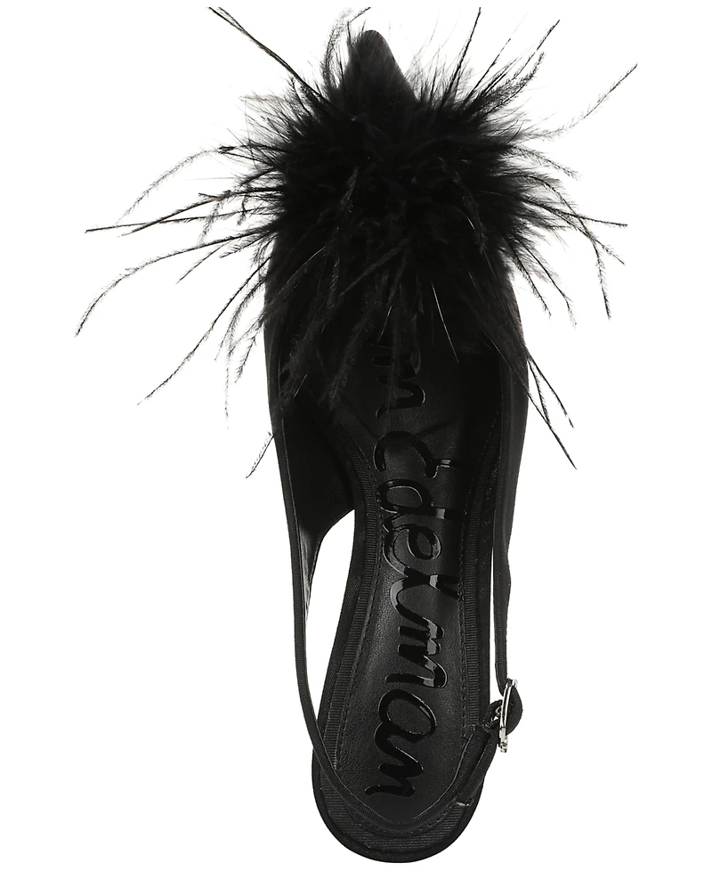 Sam Edelman Women's Finch Feather Slingback Pumps
