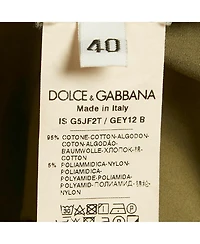 Pre-Owned Dolce & Gabbana Men's Cotton Pocket Detail Oversized Shirt
