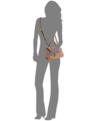 Guess Amorette Top Handle Medium Flap Satchel Handbag