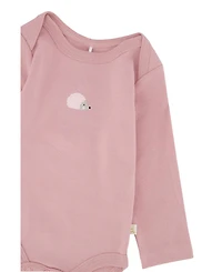 Deux par Baby Girl ( 3M to 24 M ) Cotton Onesie Dusty