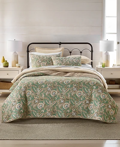 Charter Club Venetian Vine Cotton 2-Piece Quilt Set, Twin, Macy's Exclusive