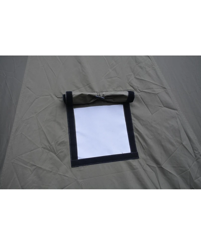 Streamdale Furniture Oxford 13.1feet Family Bell Tent with Stove Jack - 4-Season Glamping Shelter