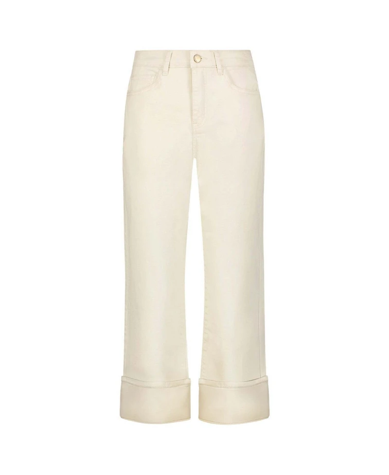 The Noli Shop Women's Ren Cropped Cuff Jean