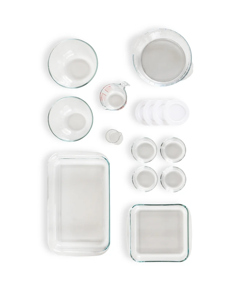 Sedona Glass 15-Piece Baking Set