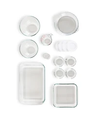 Sedona Glass 15-Piece Baking Set