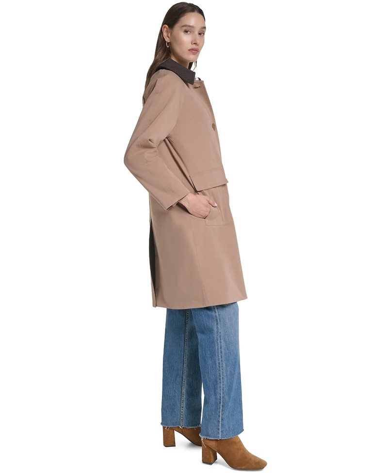 Cole Haan Women's Reversible Balmaccan Coat