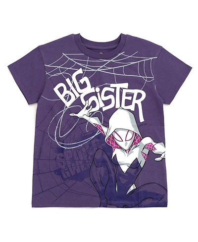 Spider-Verse Toddler Girls (2T-4T) Graphic Short Sleeve T-Shirt