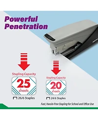 Danrong Effortless Flat Clinch Stapler 50 Less Force Anti Slip Base Custom Logo Option