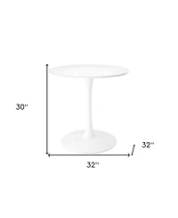 HomeRoots 32" Metal Dining Table