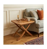 HomeRoots 18" Solid Wood Rectangular End Table