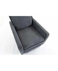 Streamdale Furniture Short plush manual button armchair sofa
