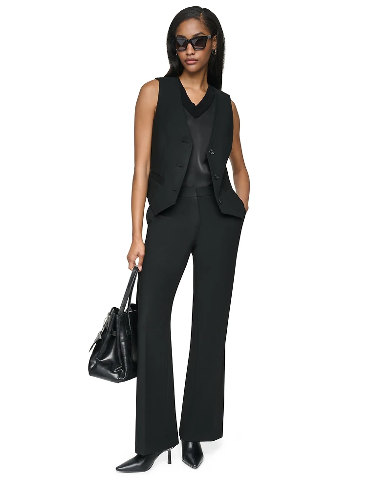 Dkny Women's Low-Rise Flare Trousers Pants