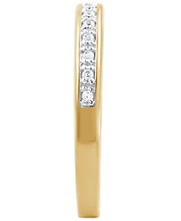 Diamond Band (1/10 ct. t.w.) 18k Gold over Sterling Silver