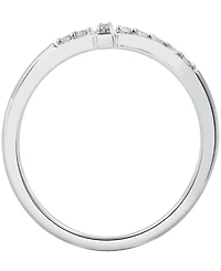 Diamond Cross Ring Sterling Silver (1/10 ct. t.w.)