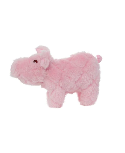 Mighty Jr Farm Piglet, Durable Plush Squeaky Dog Toy